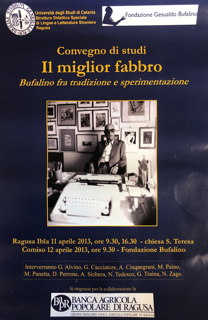 Il miglior fabbro. Bufalino fra tradizione e sperimentazione